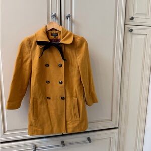 Topshop Mustard and Black Coat